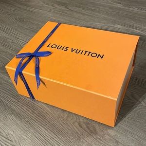 Louis Vuitton Shoe Box with Ribbon